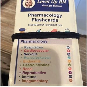 Pharmacology flashcards level up rn